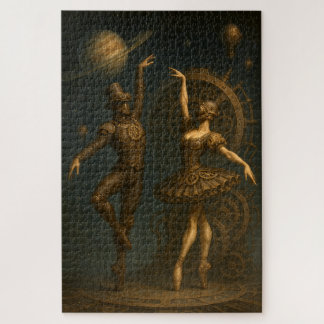 Puzzle Ballet Steampunk sous Saturne