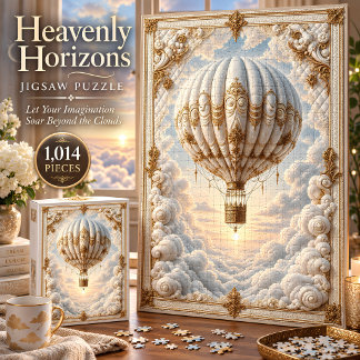 Puzzle Ballon Ciel Céleste 1 014 pièces