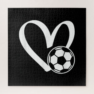 Puzzle Ballon de Football Cœur