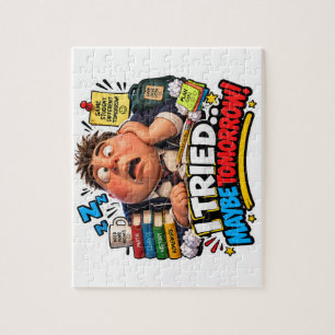 Puzzle Ballon de rentrée scolaire à personnages drôles