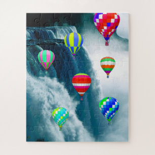 Puzzle Ballons à air chaud sur Niagara Falls Jigsaw Puzzl