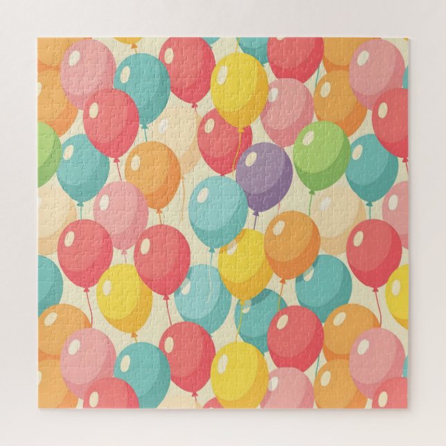 Puzzle Ballons de fête de différentes couleurs (Vertical)