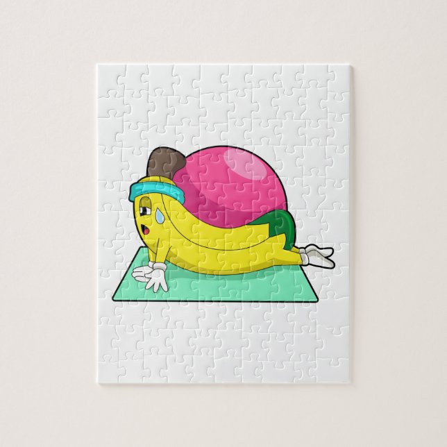 Puzzle Banane à Yoga Fitness (Vertical)