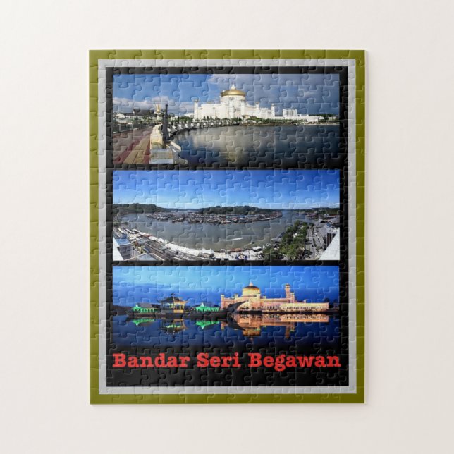 Puzzle Bandar Seri Begawan - Mosaïque - (Vertical)