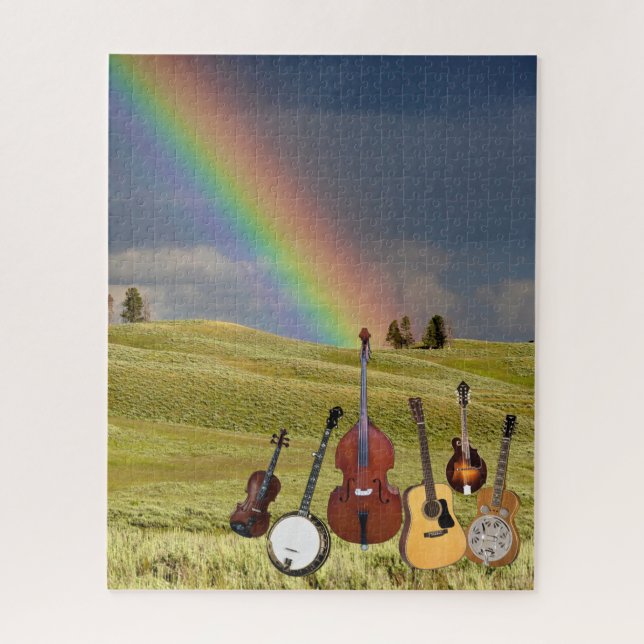 PUZZLE BANDE DE BLUEGRASS DE 5 MORCEAUX (Vertical)