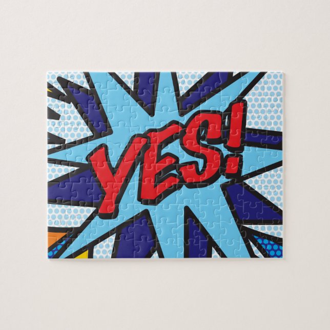 Puzzle Bande dessinée Pop Art OUI (Horizontal)