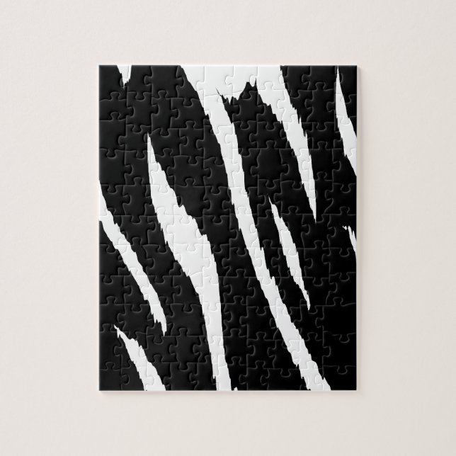 Puzzle Bande noire et blanche (Vertical)