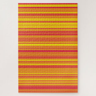 Puzzle Bandes Orange Rouge Jaune