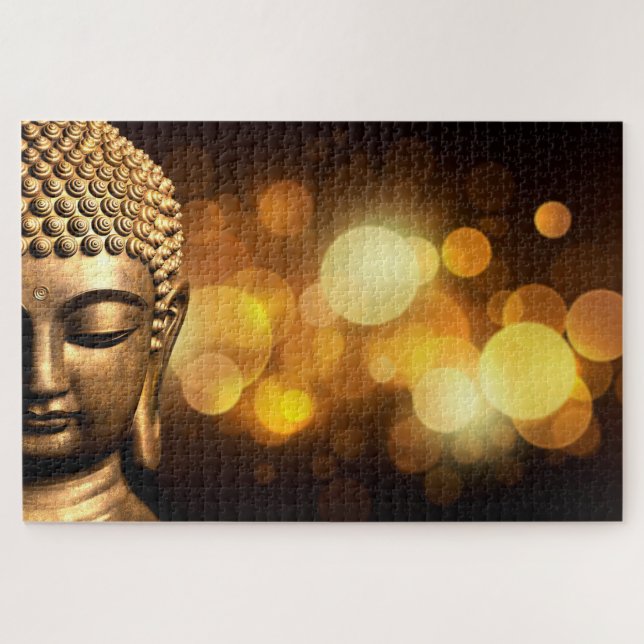 Puzzle Bangkok, Thaïlande | Bouddha en or (Horizontal)