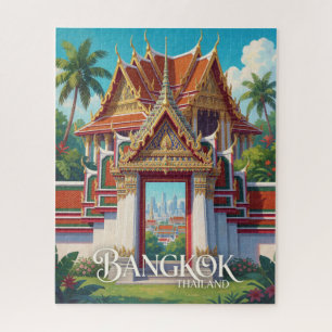 Puzzle Bangkok Thaïlande Portail de temple thaï voyage