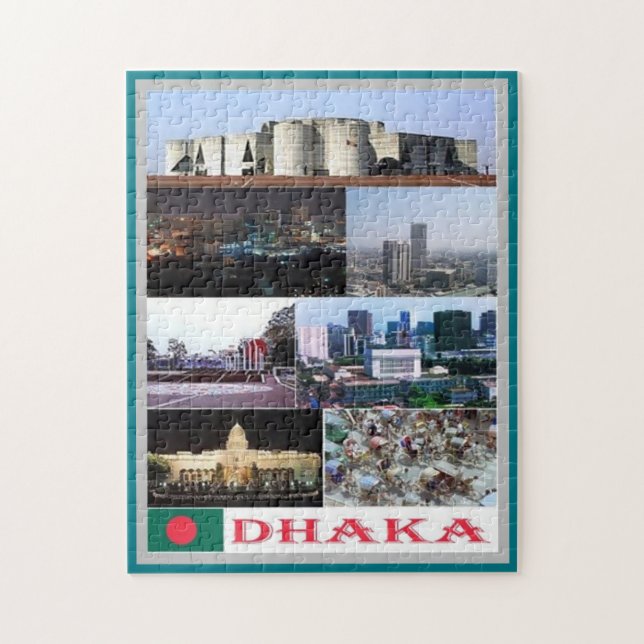 Puzzle Bangladesh - Dhaka - (Vertical)