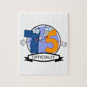 Puzzle Bannière d'anniversaire officielle 75