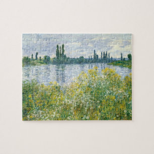 Puzzle Banques de Claude Monet   de la Seine, Vetheuil,