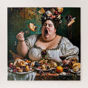 Puzzle "Banquet de Chaos" Artwork surréaliste et coloré