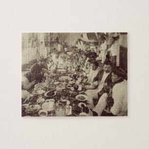 Puzzle Banquet royal à la péniche du Roi Kalakana's,