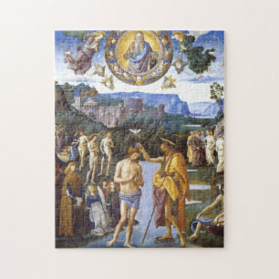 Puzzle Baptism Of Christ Sistine Chapel - Pietro Perugino