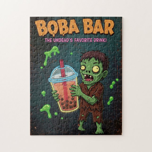 Puzzle Bar à Boba – La boisson préférée des morts-vivants (Vertical)
