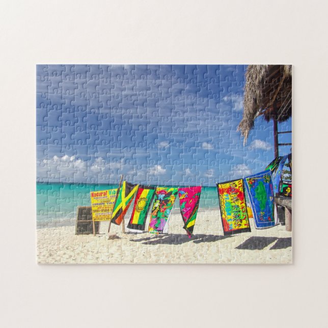 Puzzle Bar de plage Jamaïque. (Horizontal)