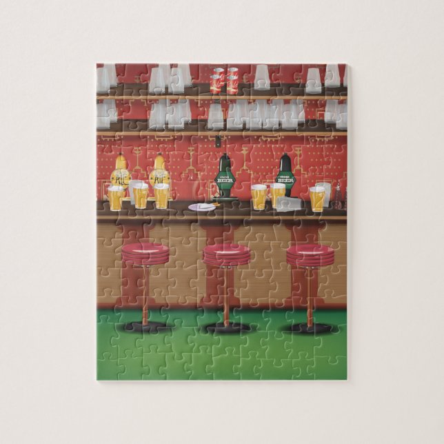 Puzzle Bar de pub britannique (Vertical)