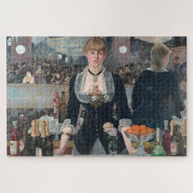 Puzzle Bar Folies-Bergere Manet Impressionniste Peinture (Horizontal)