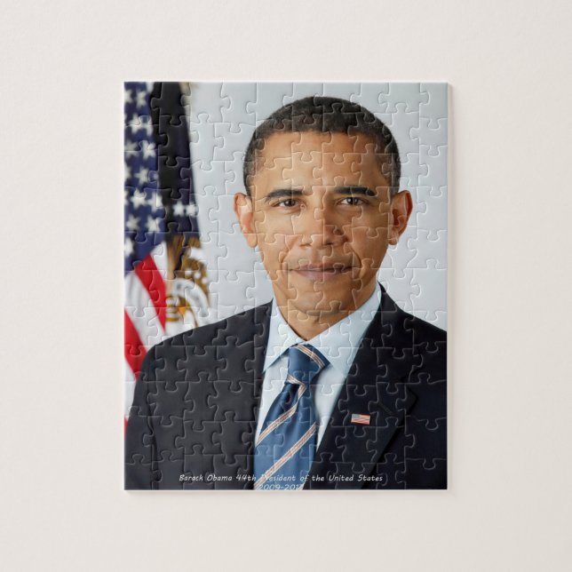 Puzzle Barack Obama 44e président des États-Unis (Vertical)
