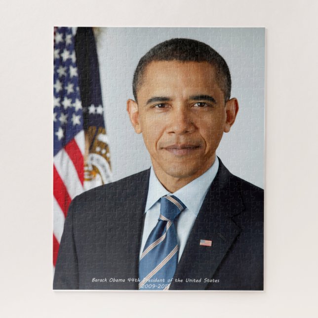 Puzzle Barack Obama 44e président des États-Unis (Vertical)