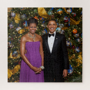Puzzle Barack Obama US President White House Christmas