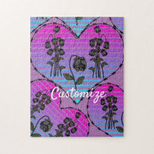 Puzzle Barbed Wire Heart