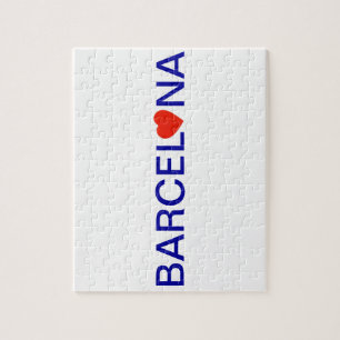 Puzzle Barcelona love