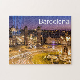 Puzzle Barcelona Plaza de Espana Catalogne Espagne Couche