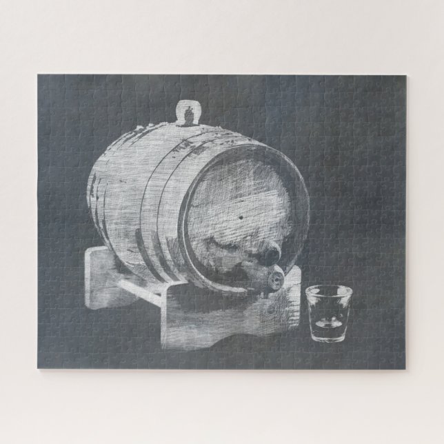 Puzzle Baril de Whisky (Horizontal)