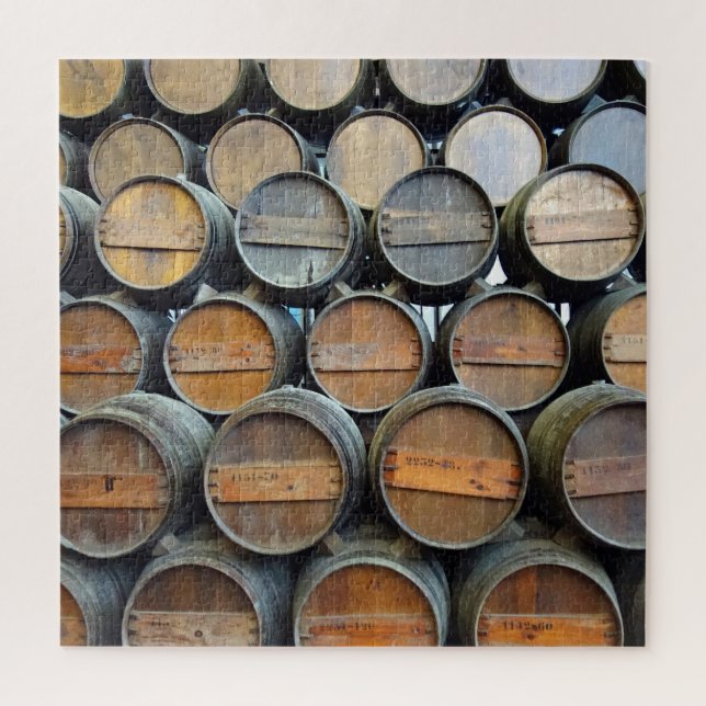 Puzzle Barils de vin empilés (Vertical)