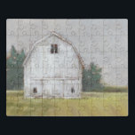 Puzzle Barne rustique<br><div class="desc">Rustic Barnyard I par Ethan Harper. Grange rustique blanche dans un terrain arboré.</div>