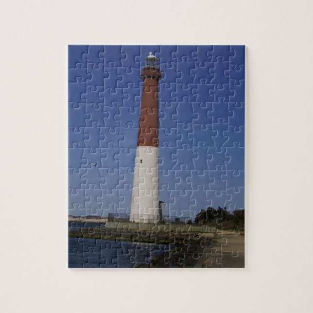 Puzzle Barnegat Old Barney Lighthouse New Jersey Photo (Vertical)