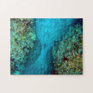 Puzzle BARRAGE DE RÉCIF PACIFIQUE 11x14 POUCES