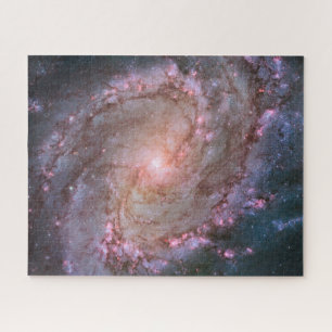 Puzzle Barred Spiral Galaxy Messier 83.