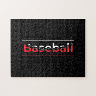 Puzzle Baseball - Arche géométrique minimaliste Art