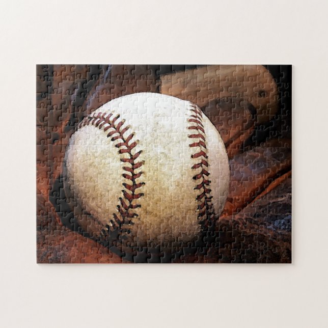 Puzzle Baseball - Art populaire Sport Illustration numéri (Horizontal)
