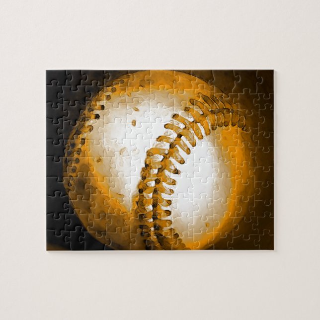Puzzle Baseball Artwork - Sports populaires (Horizontal)