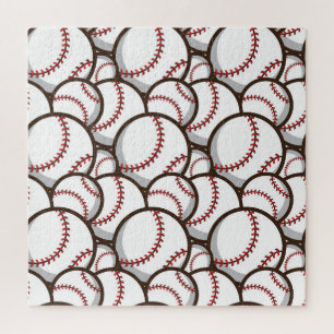 Puzzle Baseball : Classique Motif sans couture