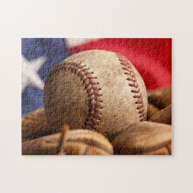 Puzzle Baseball en Amérique vintage (Horizontal)