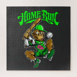Puzzle Baseball Singe Coup de Circuit