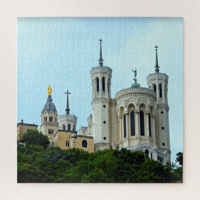 Puzzle Basilique France de Lyon - 20x20 - 676 pcs. (Vertical)