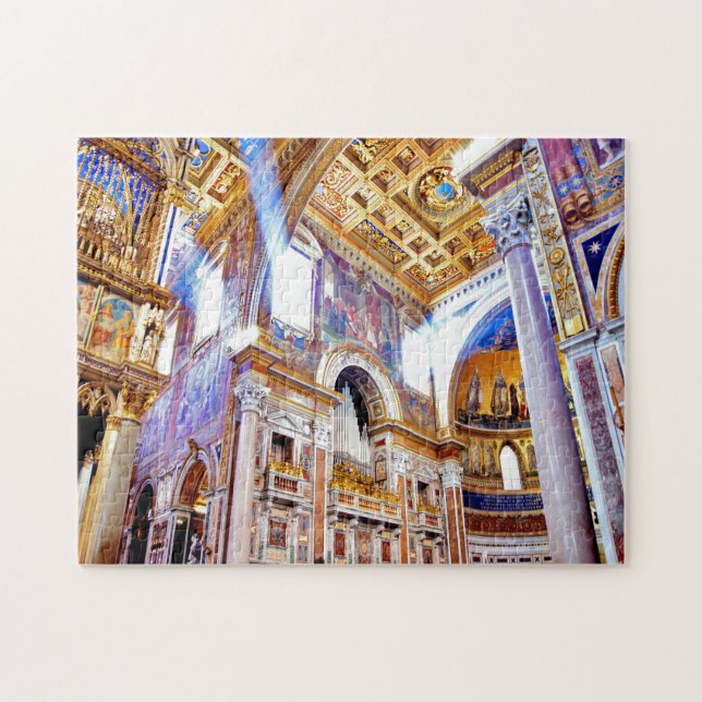 Puzzle Basilique Saint-Jean de Rome. (Horizontal)