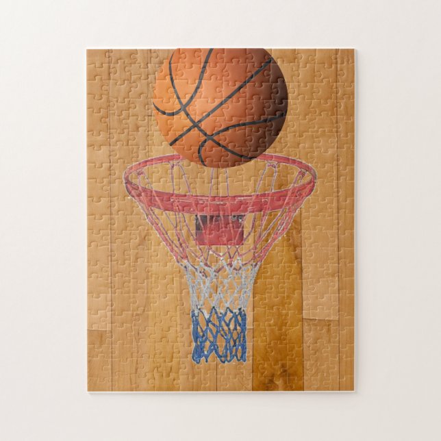 Puzzle Basket-ball - effet 3D (Vertical)