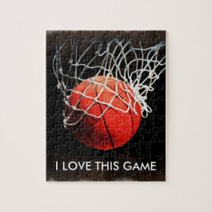 Puzzle Basket-ball Illustration Peinture Art Sports