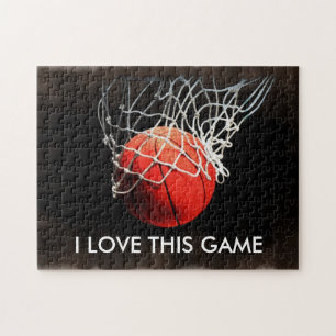 Puzzle Basket-ball Illustration Peinture Art Sports