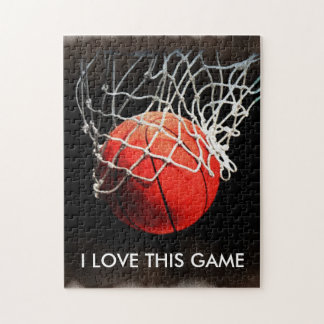 Puzzle Basket-ball Illustration Peinture Art Sports