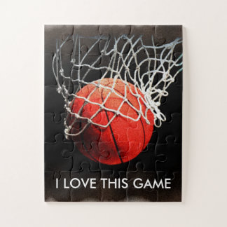 Puzzle Basket-ball Illustration Peinture Art Sports