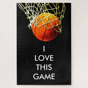 Puzzle Basket-ball Illustration Peinture Art Sports